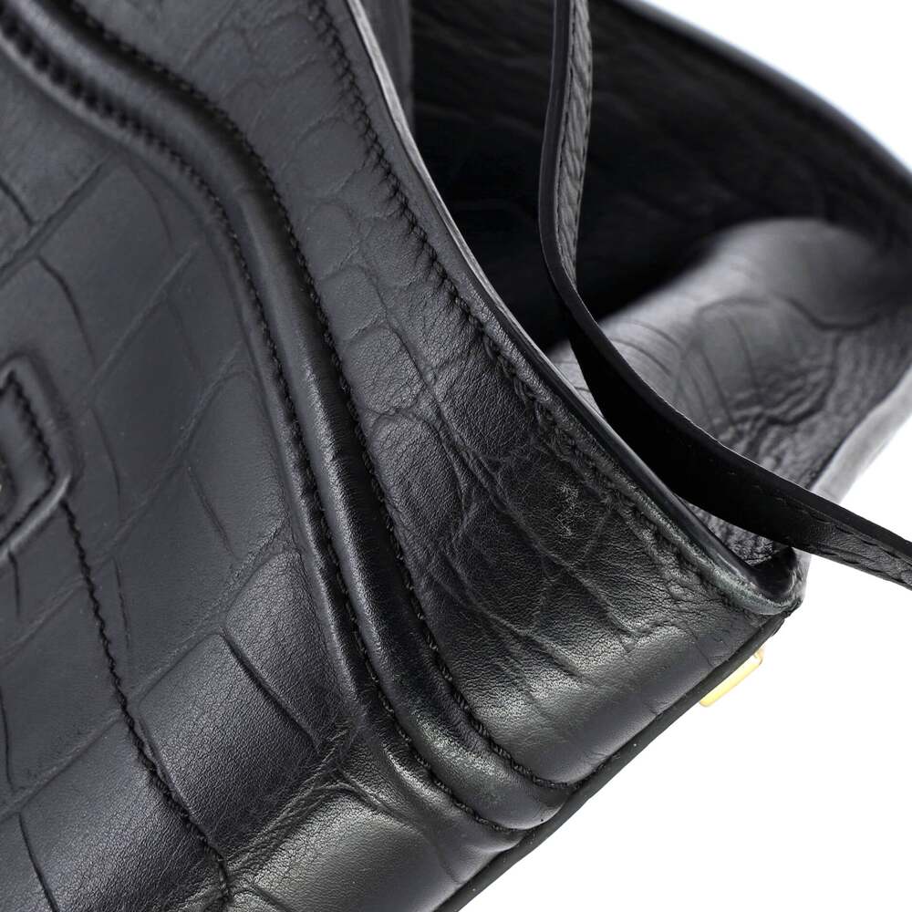 Celine Phantom Bag Crocodile Embossed #253871C17B - Picture 7 of 8